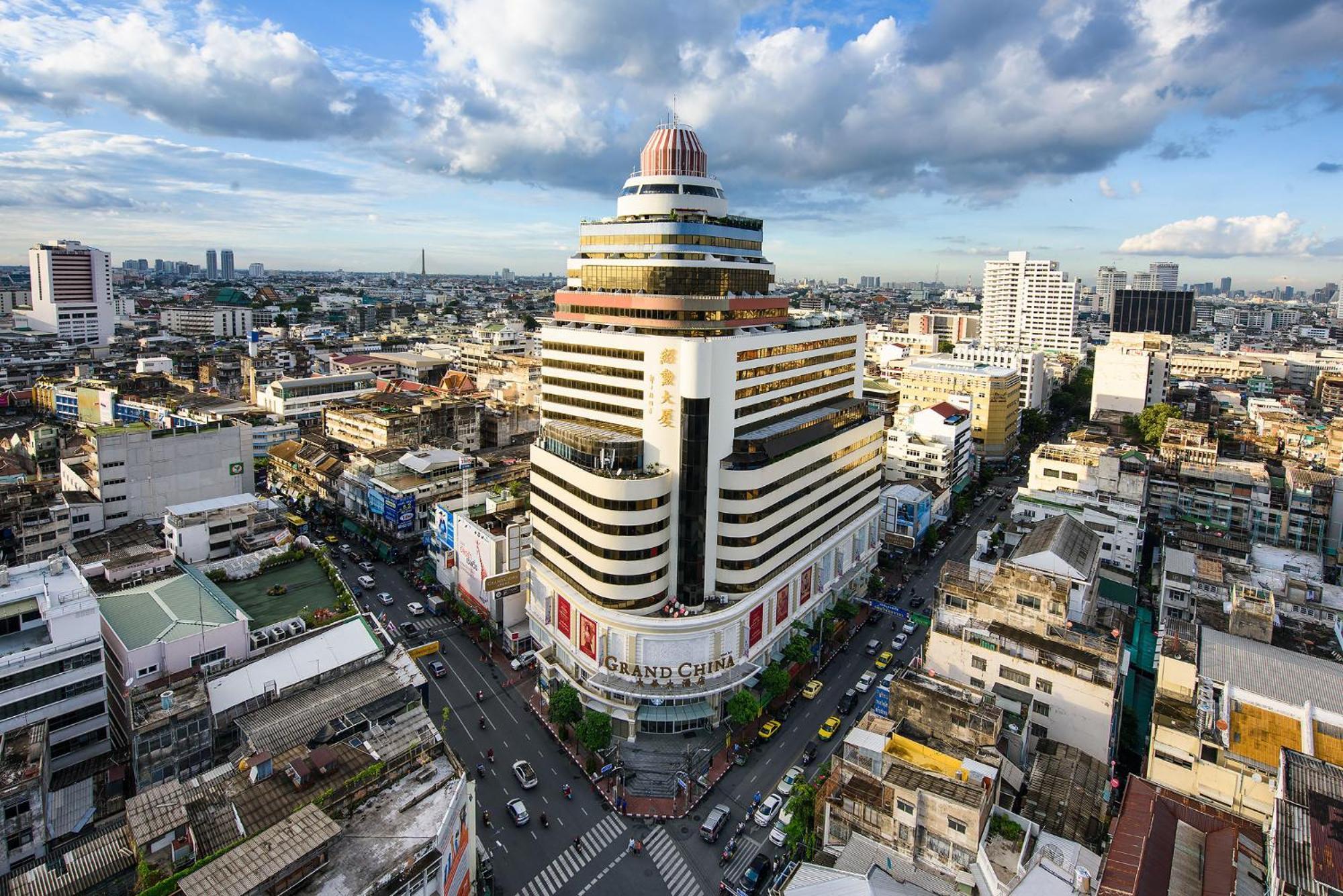 Grand China Bangkok Hotell Exteriör bild
