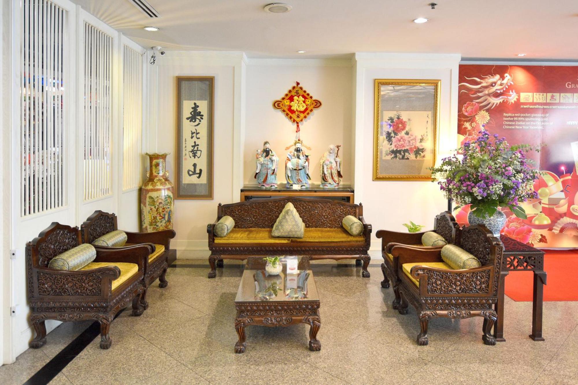 Grand China Bangkok Hotell Exteriör bild