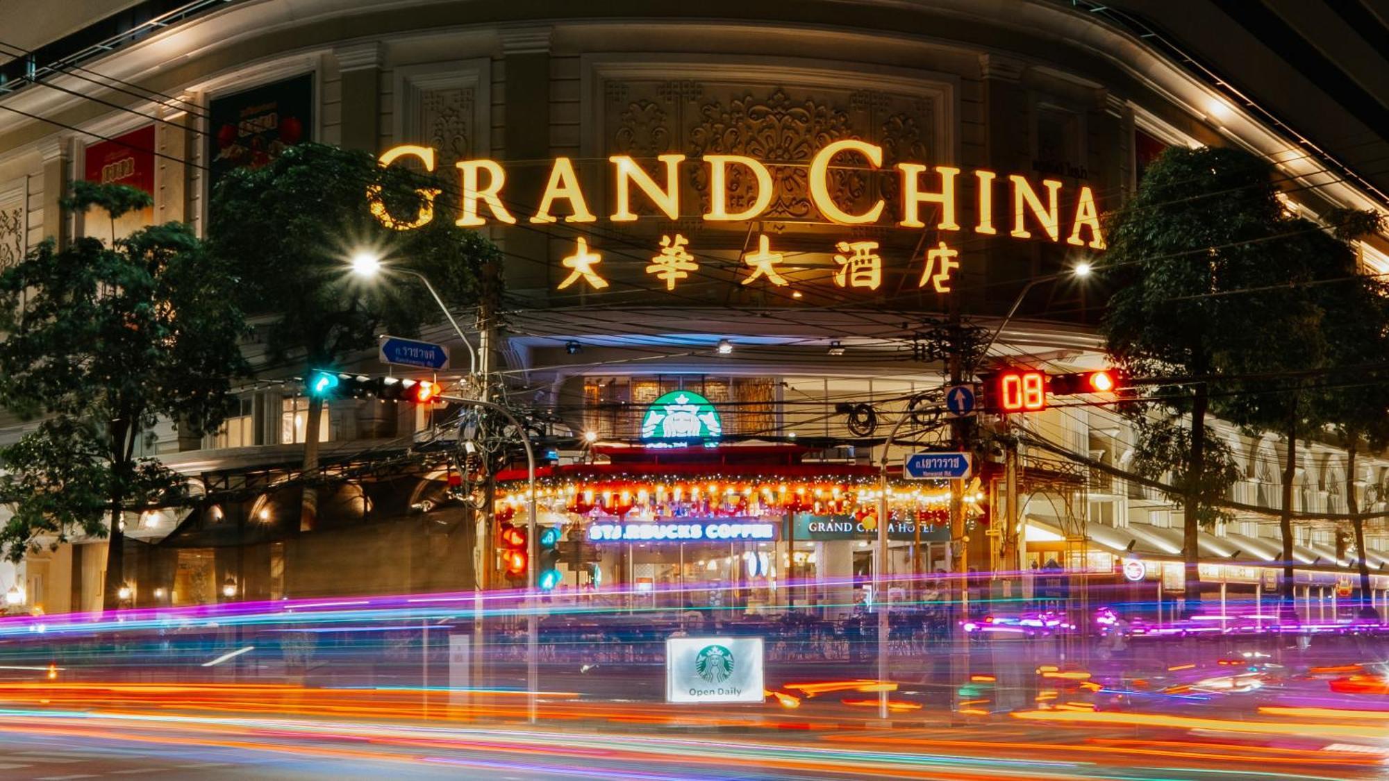 Grand China Bangkok Hotell Exteriör bild